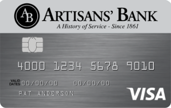 Artisans Bank Credit Card image